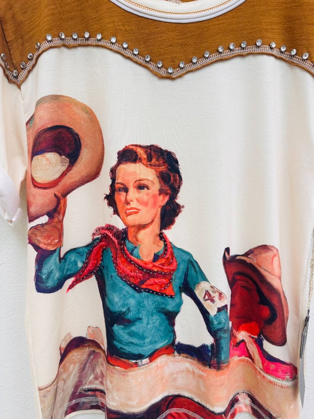 DD Girl of the Rodeo Top - Picture 3 of 5